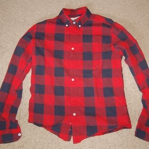 Flannel Red Button up